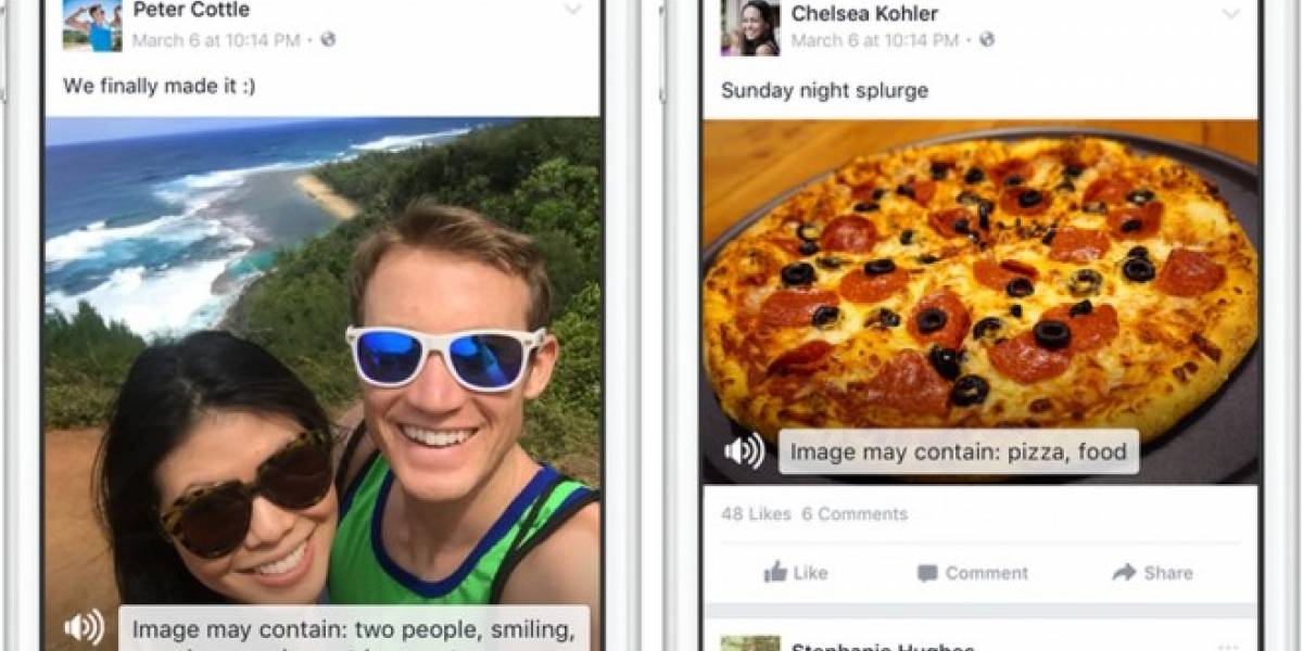 Facebook lanza sistema que describe fotografías a personas ciegas