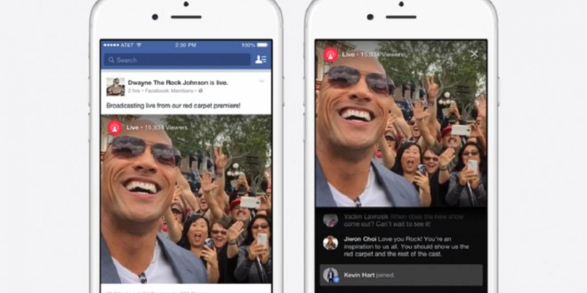 Facebook lanza modalidad de video streaming exclusiva para celebridades