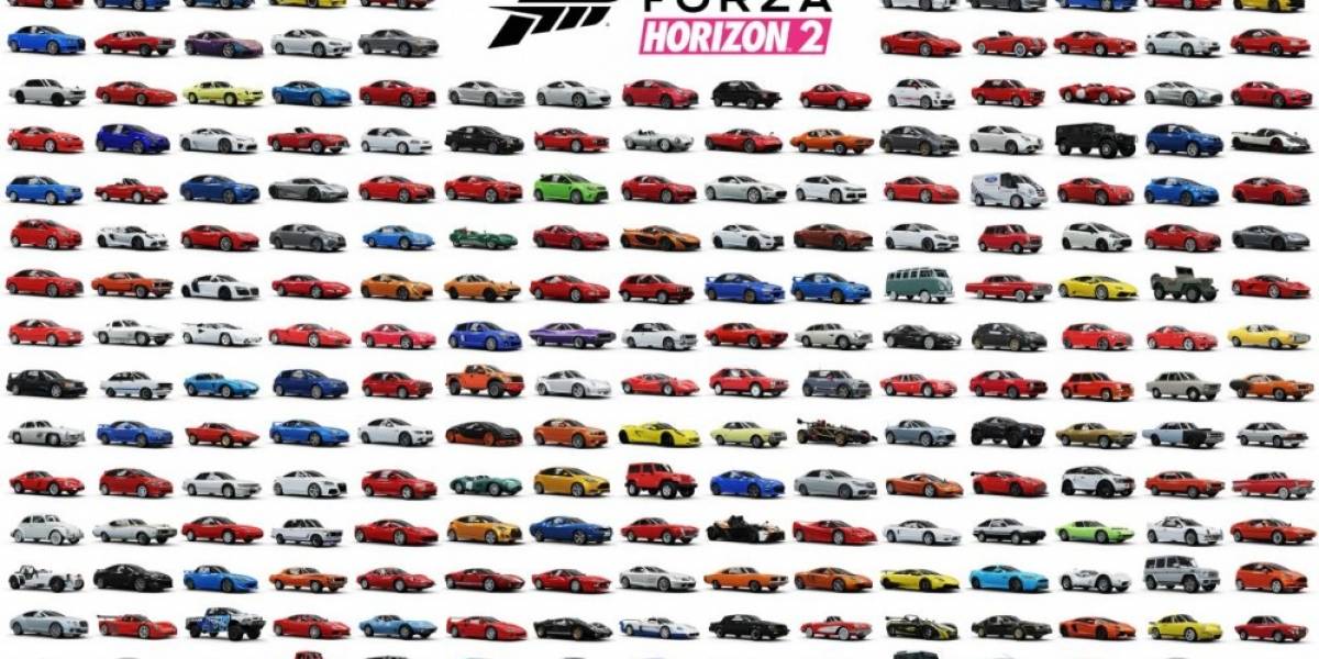 Se revela la lista completa de autos disponibles en Forza Horizon 2