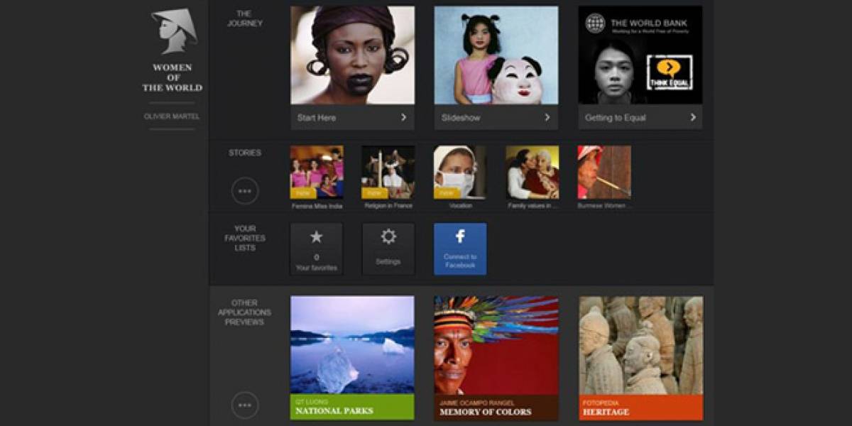 Esta app es un tributo a las mujeres de todo el mundo