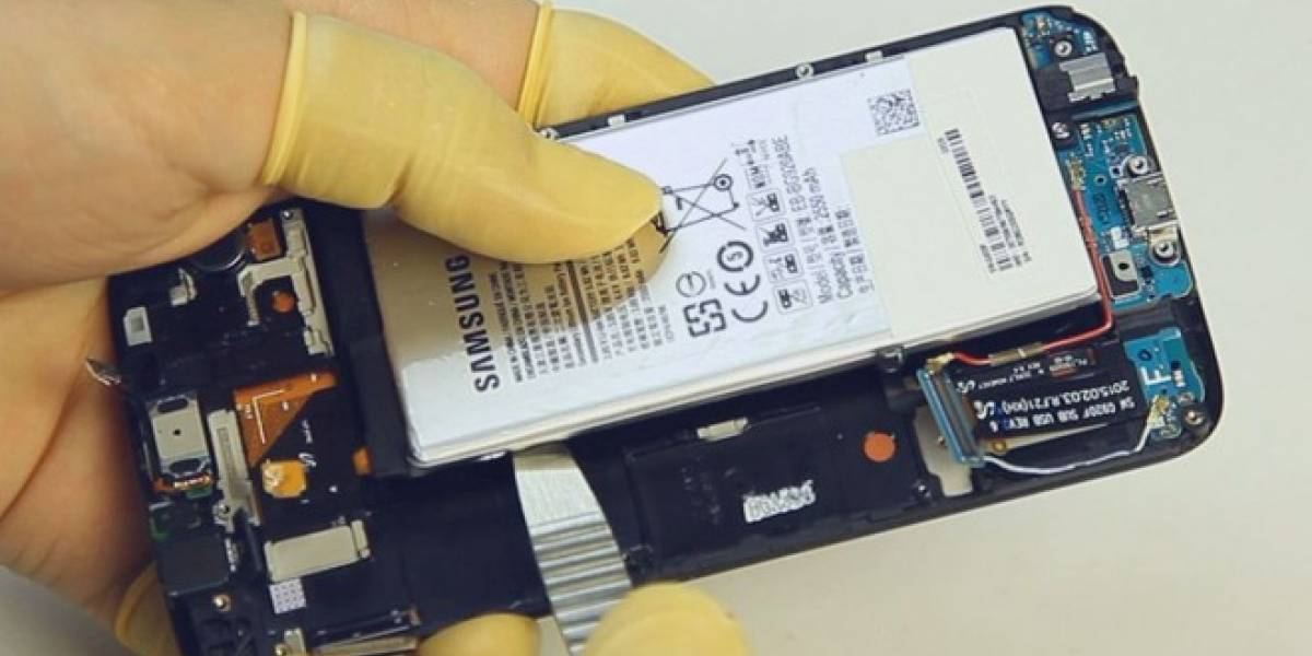 Reemplazar la batería del Galaxy S6 no será sencillo