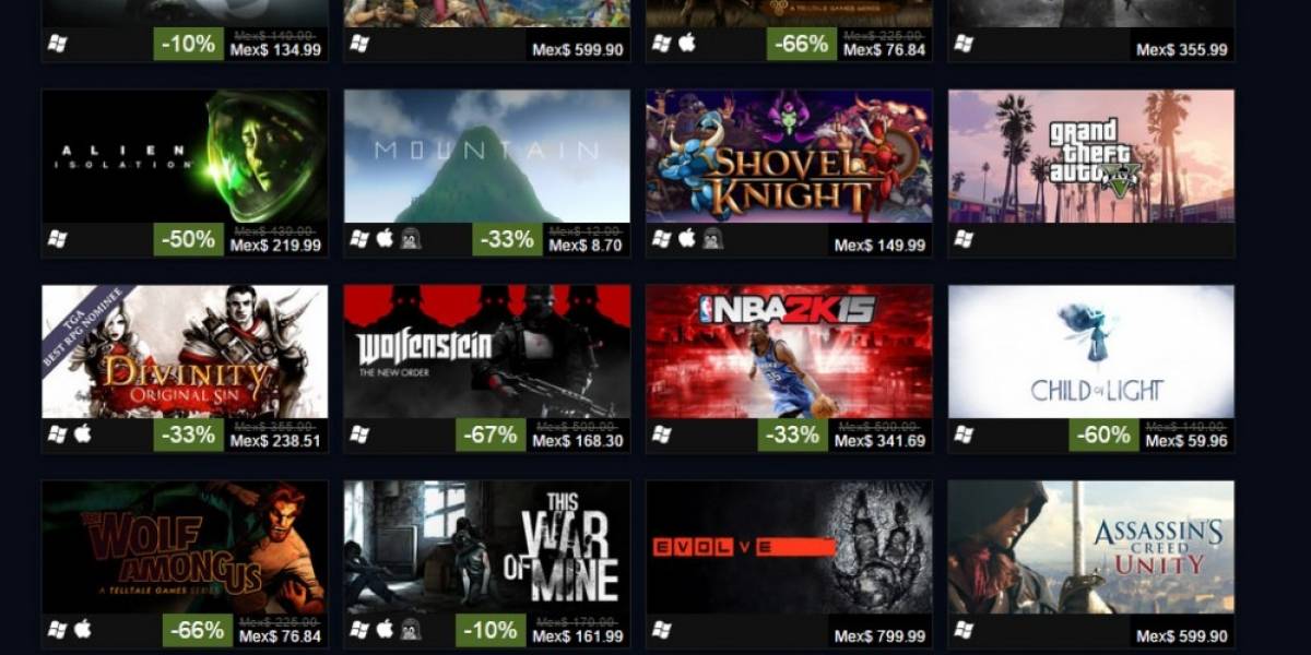 Oferta especial de Steam con varios nominados de The Game Awards