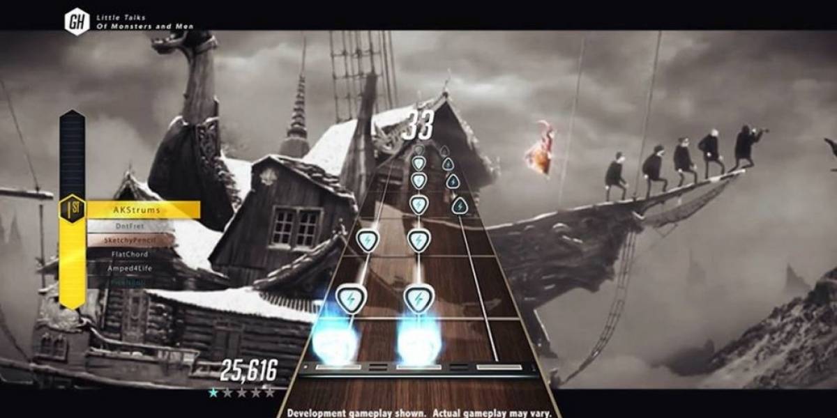 Se revelan las primeras diez canciones de Guitar Hero Live