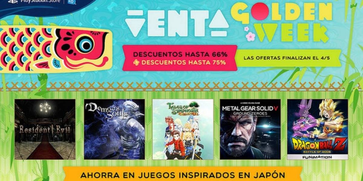 Arranca la Venta Especial Golden Week en PlayStation Store