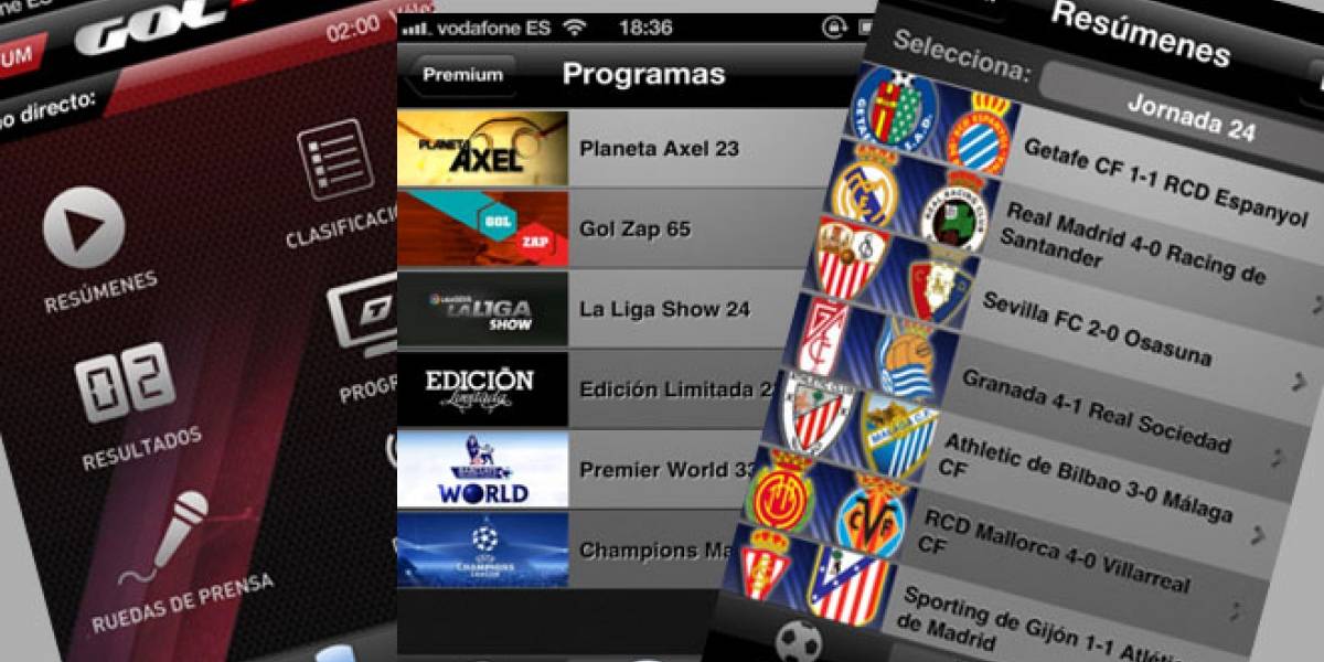 España: Gol Stadium ya está disponible para iOS