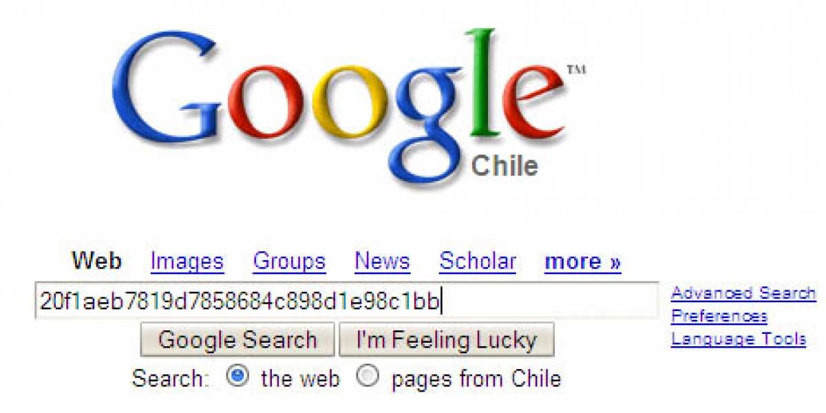 Usando Google para crackear passwords