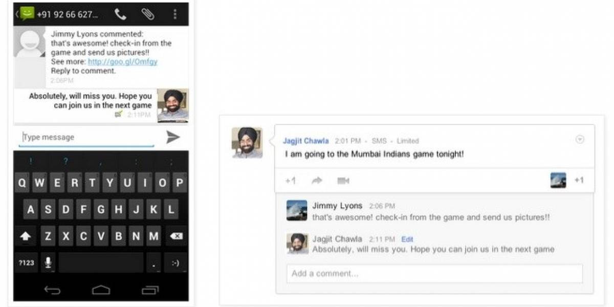 Google+ abre acceso a actualizaciones vía SMS a 41 países más