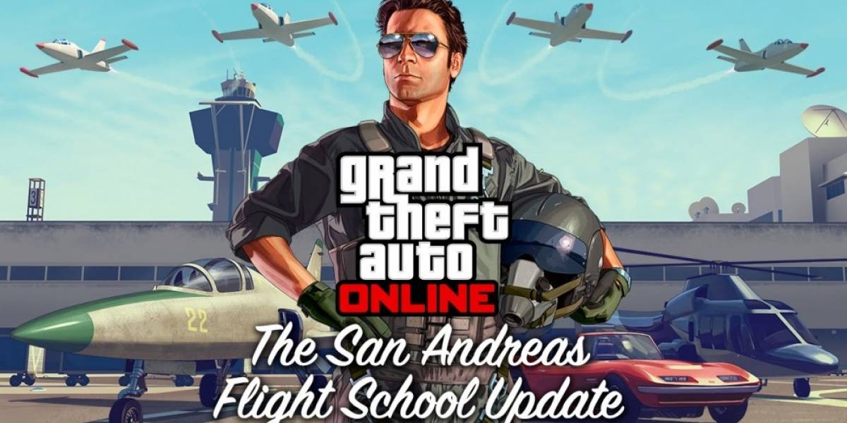 Mañana se lanzará la actualización San Andreas Flight School para GTA Online