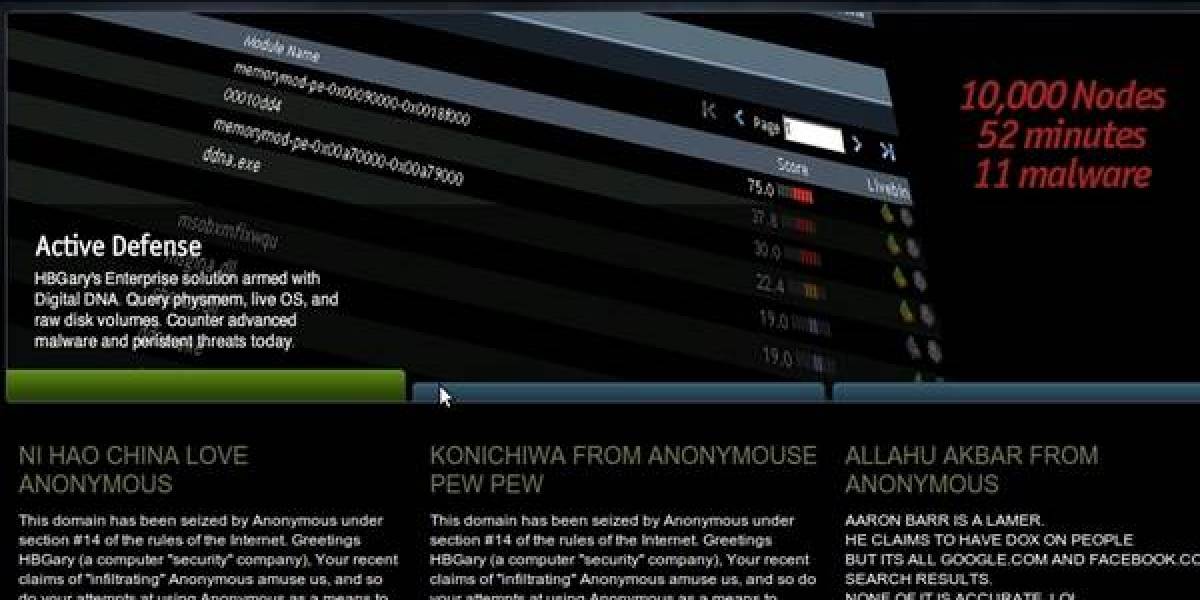 HBGary intenta averiguar identidad de Anonymous, salen trasquilados