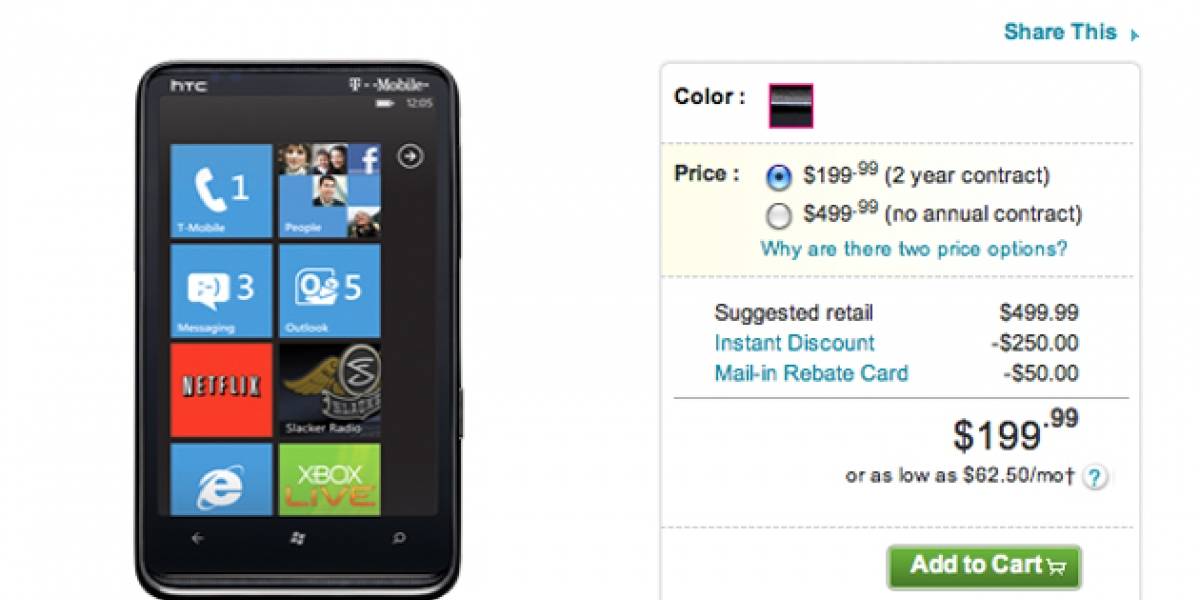 Windows Phone 7 ya comienza a abrirse camino en Estados Unidos