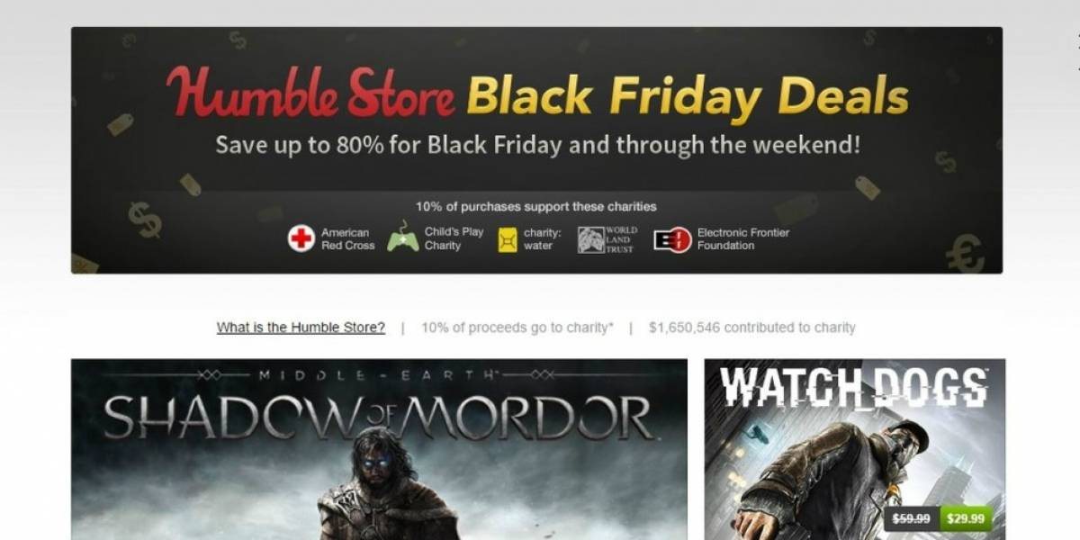 Humble Store también tiene venta especial por el Black Friday