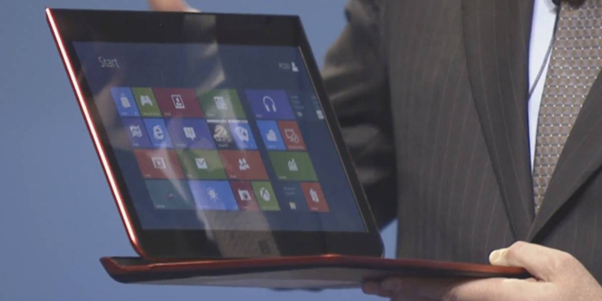 Intel muestra un híbrido de tablet y notebook corriendo Windows 8