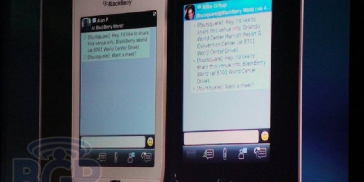 RIM ha anunciado Foursquare para BBM