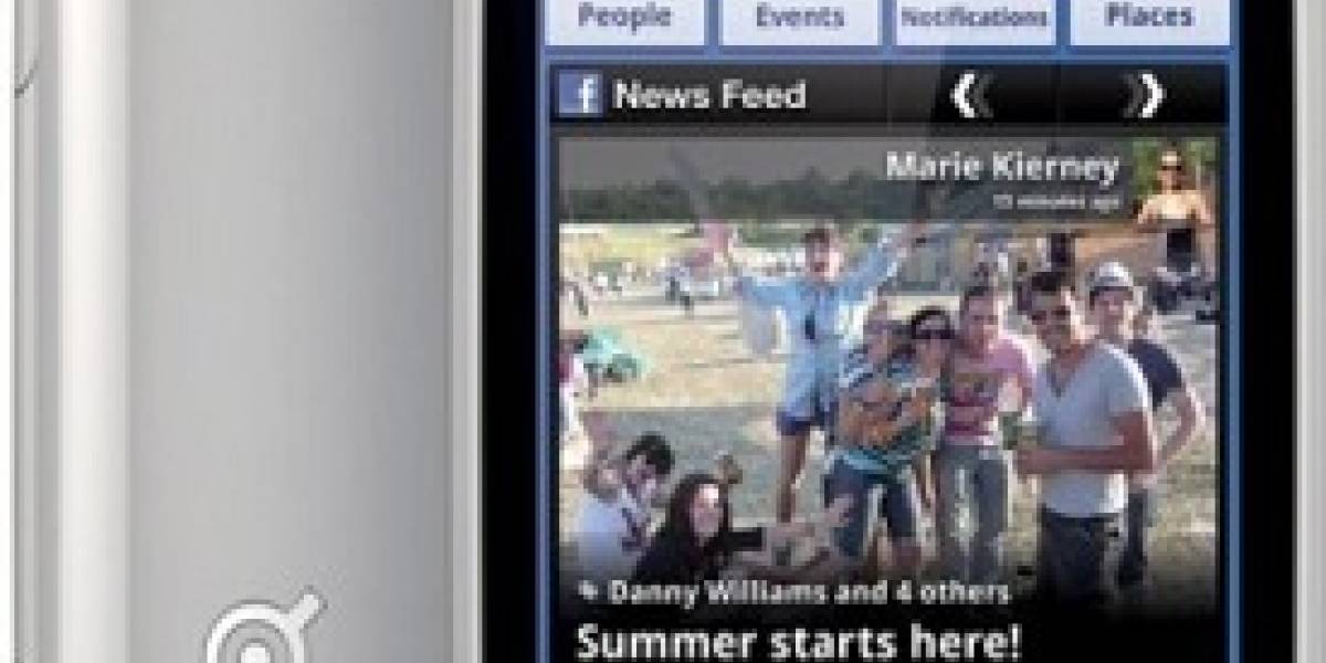 Lanzan primer celular de Facebook, el INQ Cloud Touch