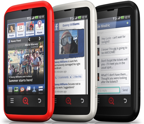 INQ lanza el 'Facebook phone'