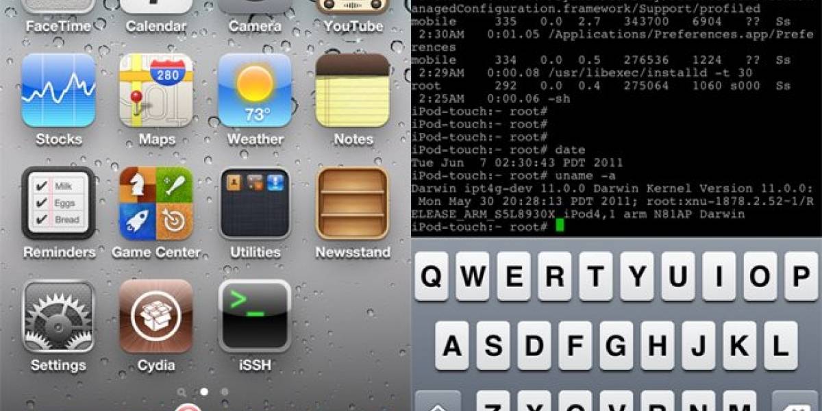 iOS 5 ya permite jailbreak, pero tethered