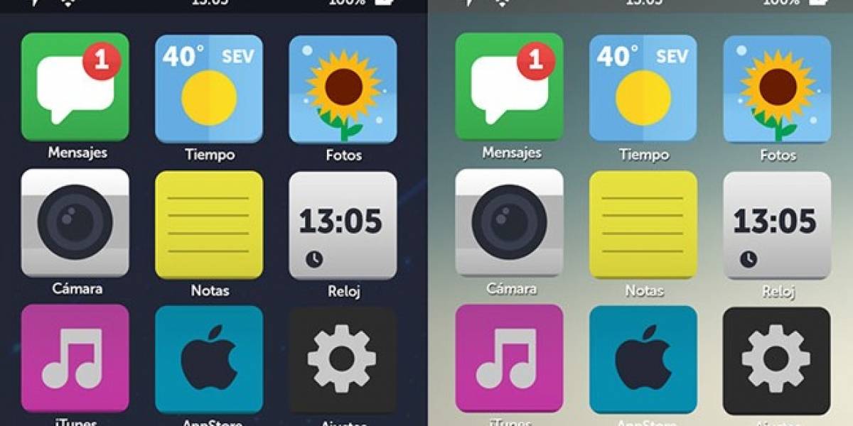6 conceptos que se acercan a lo que podría ser iOS 7 con diseño plano