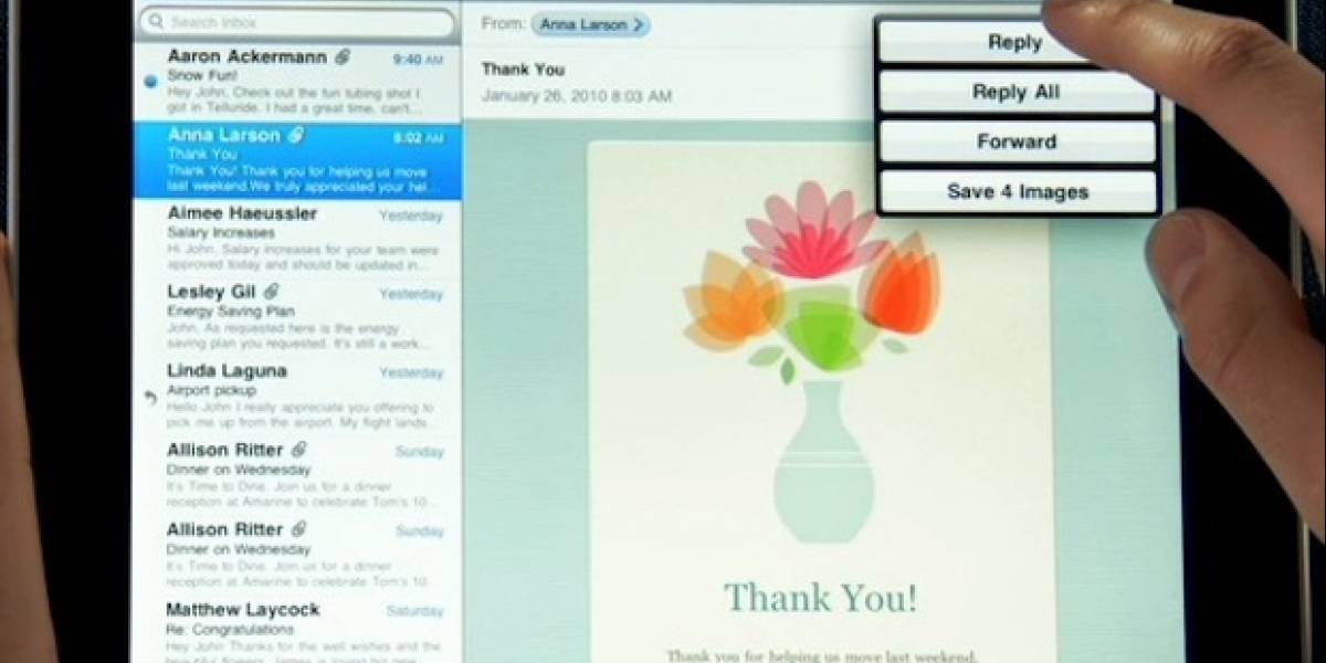 Apple logró patentar "su" pantalla multitouch
