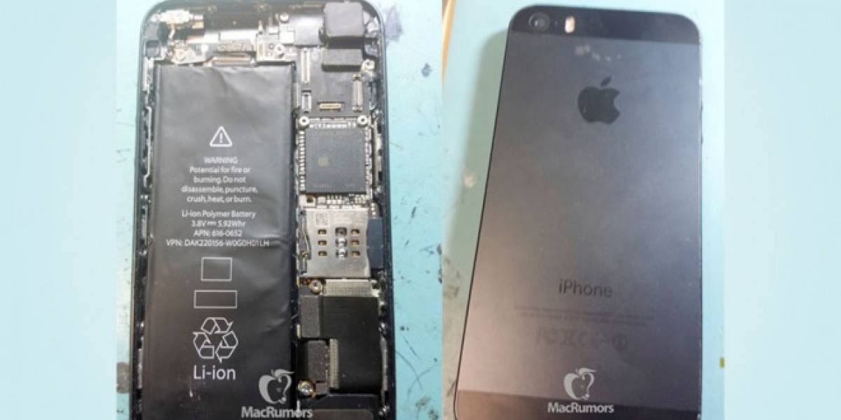 Aparece imagen de un supuesto iPhone 5S con mayor capacidad de batería y doble flash LED