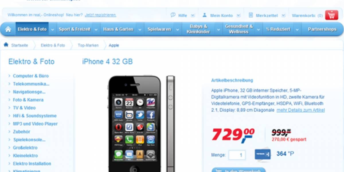Europa: Venden 6.000 unidades del iPhone 4 con cargadores falsos