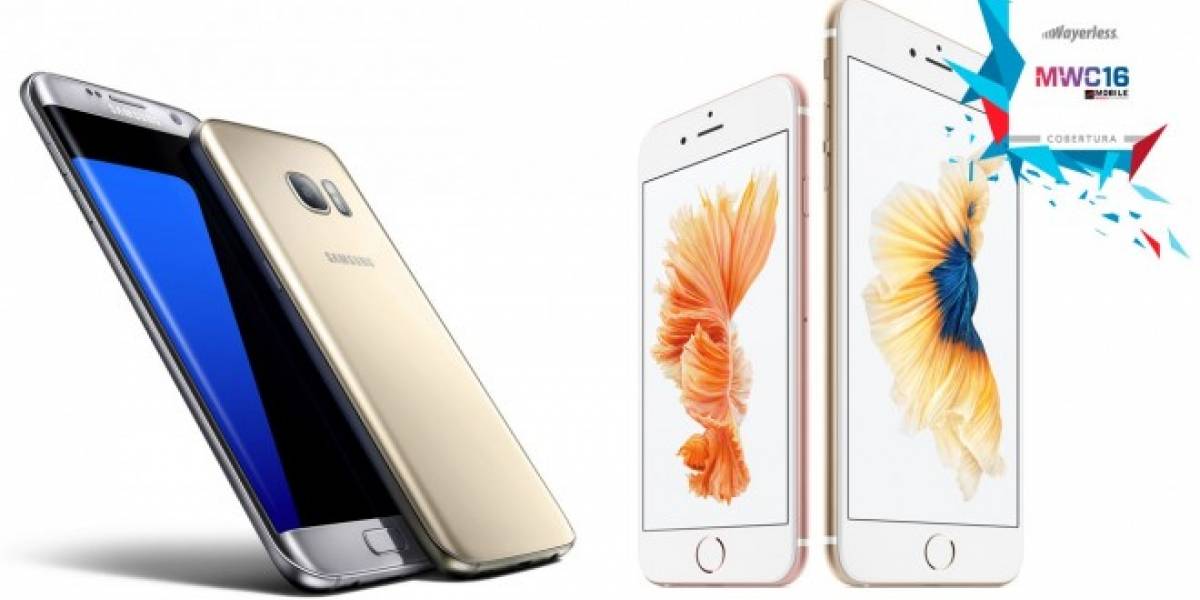 Samsung Galaxy S7 vs iPhone 6s #MWC16