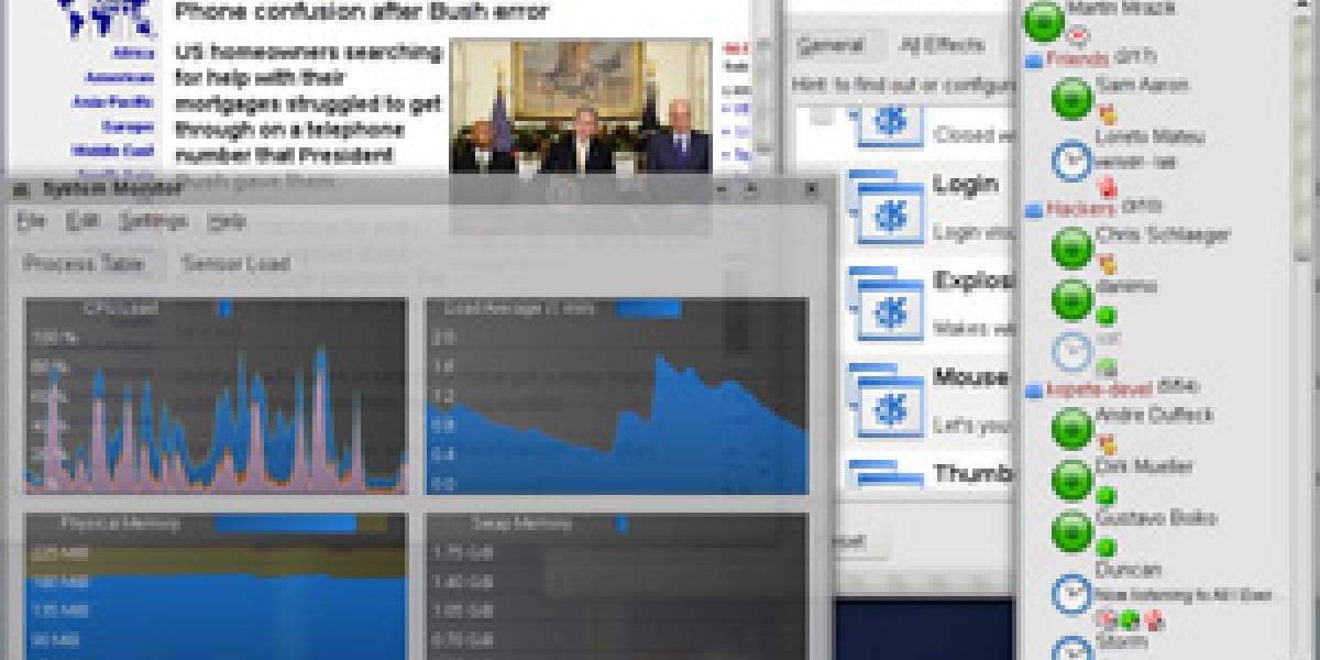 KDE 4: 40% menos de memoria que KDE 3.5