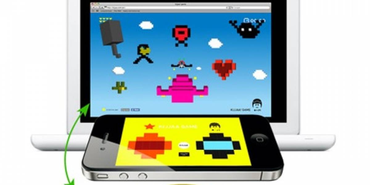 kijjaa! Utiliza el iPhone para conducir una nave en una pantalla externa