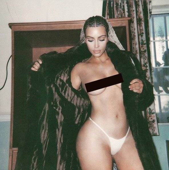 Kim Kardashian.