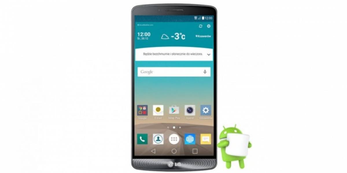 LG G3 comienza a recibir Android 6.0 Marshmallow