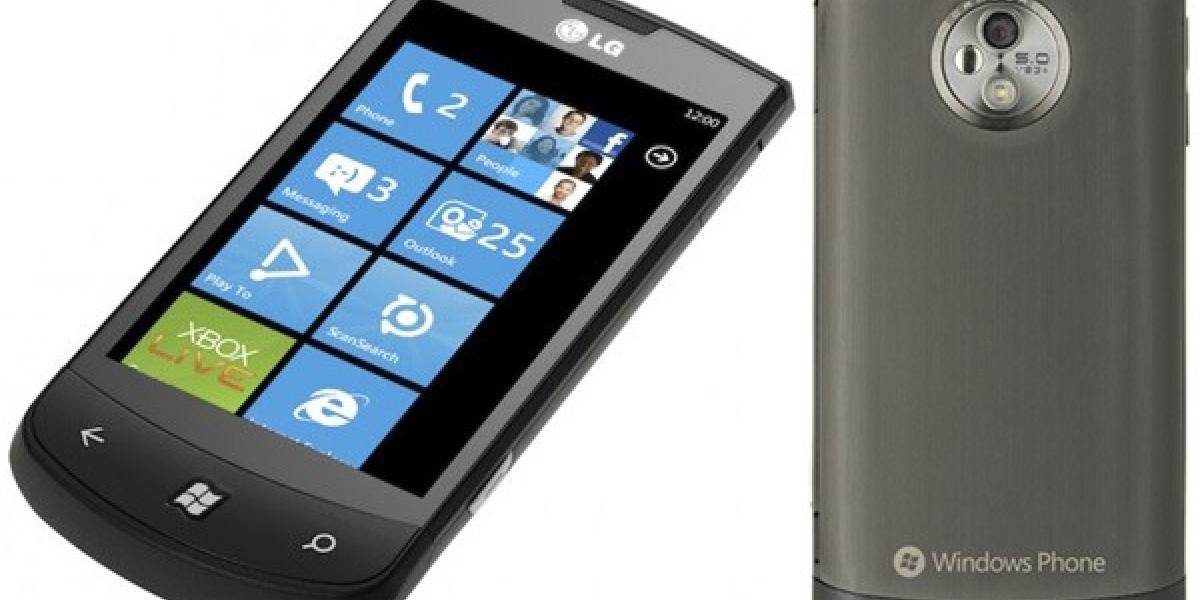 LG Optimus 7 se filtra antes del lanzamiento de Windows Phone 7