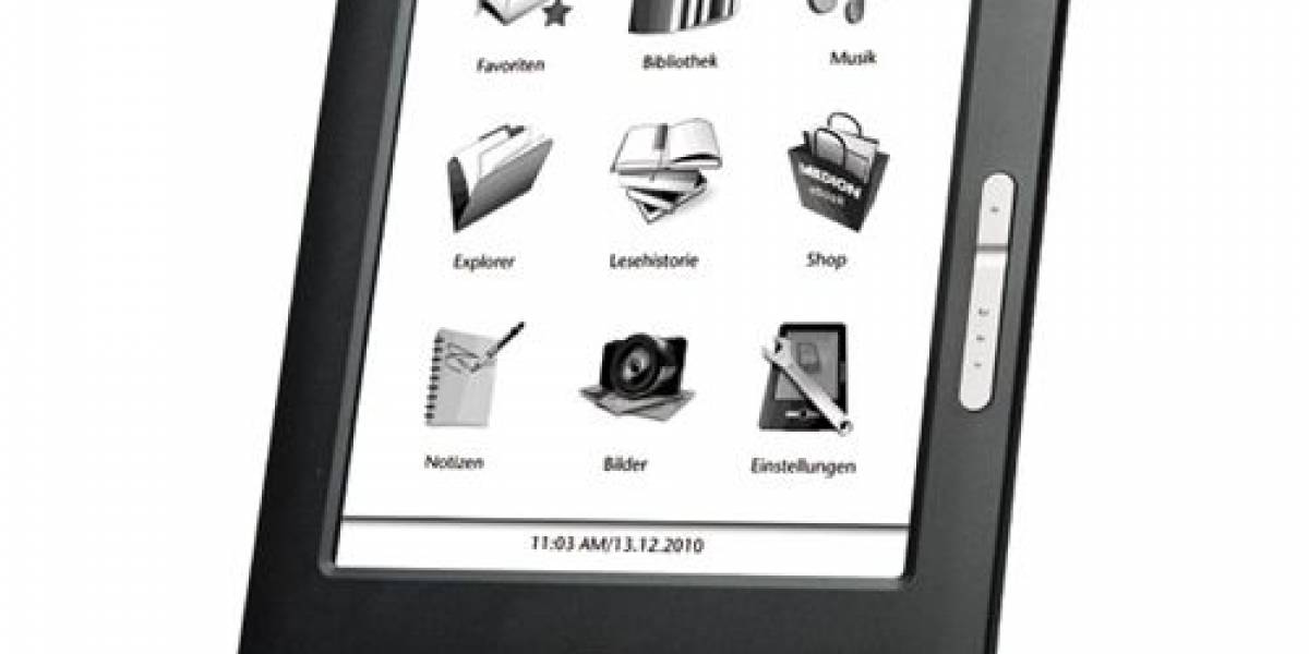 Medion trae su e-Reader más barato a España