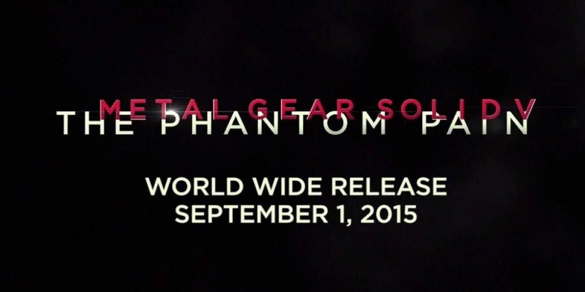 Metal Gear Solid V: The Phantom Pain se lanza el 1 de septiembre