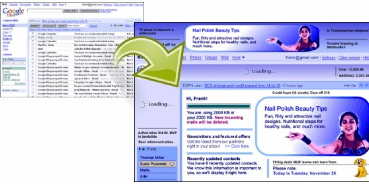 Cómo sería Gmail si Microsoft lo rediseñara