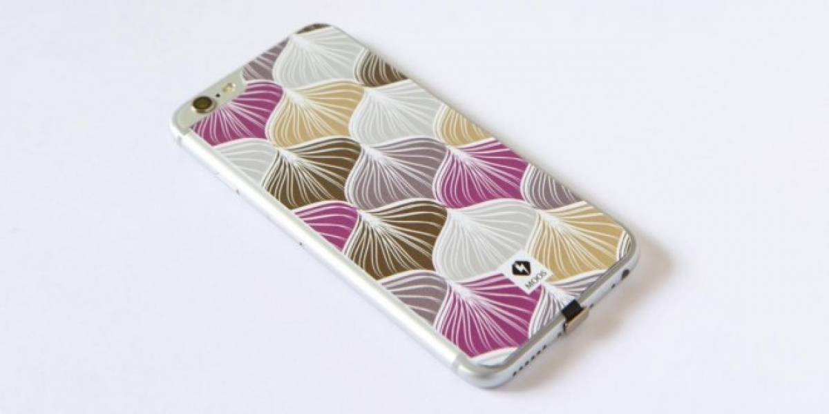 Este sticker permite cargar un iPhone 6 con un cargador inalámbrico