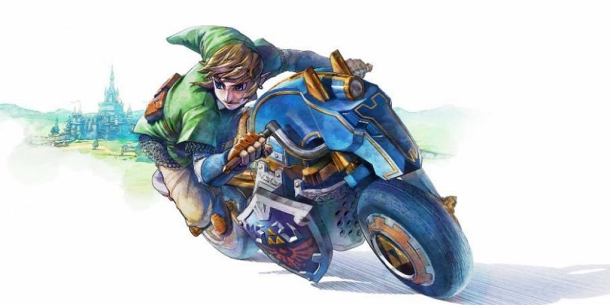 Nintendo revela nueva moto de Link para Mario Kart 8