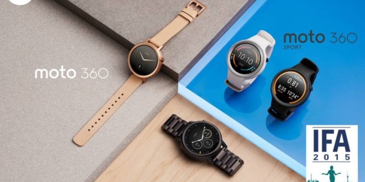 Motorola presenta la segunda generación del Moto 360 y también al Moto 360 Sport #IFA15