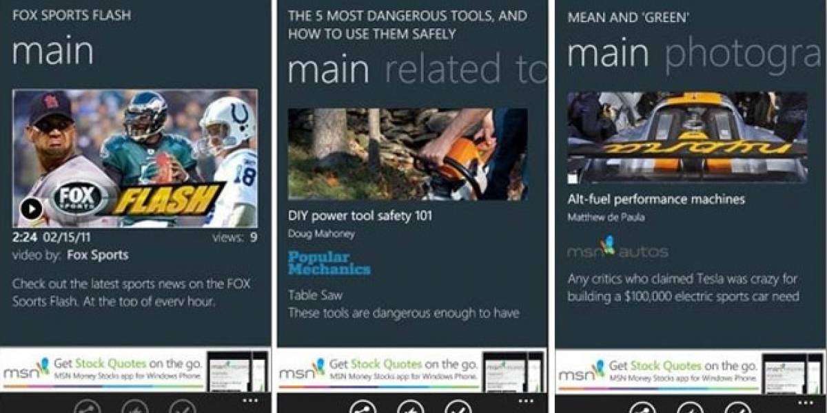 MSN Onit, una guía de estilo para hombres con WP7