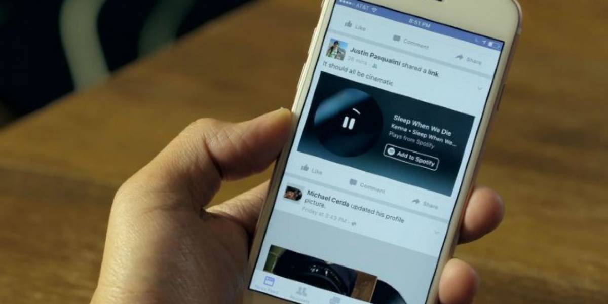 Facebook permite hacer stream de música mientras lees tu feed de noticias
