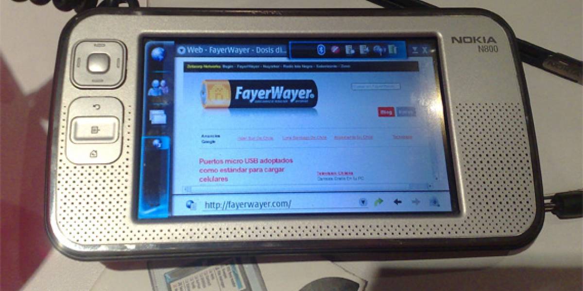 FayerWayer en un Nokia N800