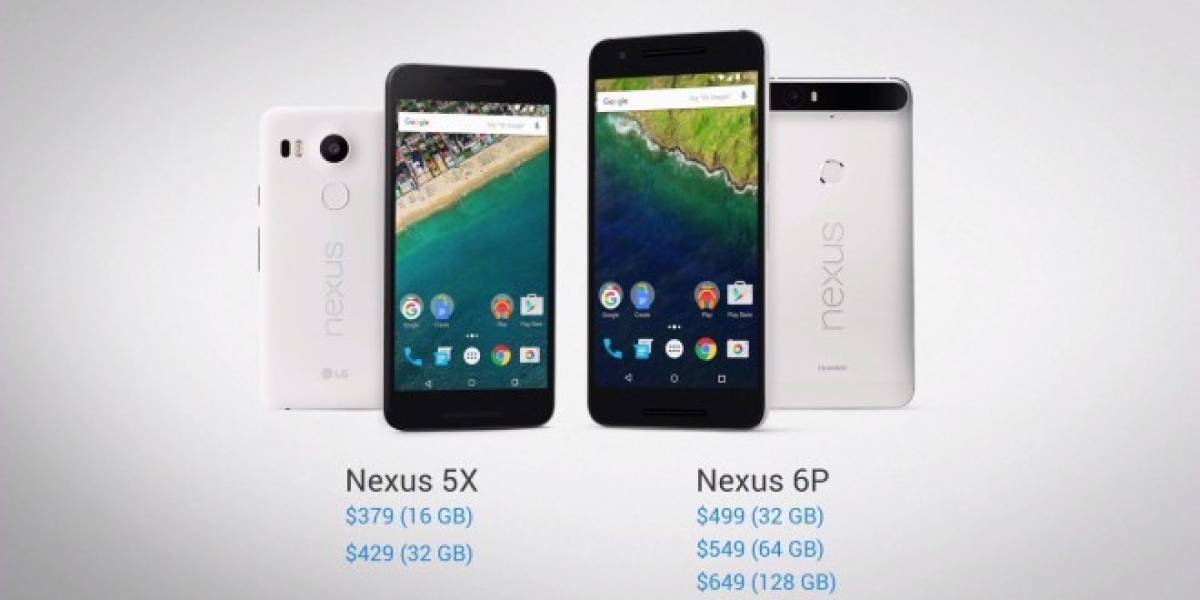 Tabla comparativa: Los nuevos Nexus 6P y 5X versus smartphones actuales