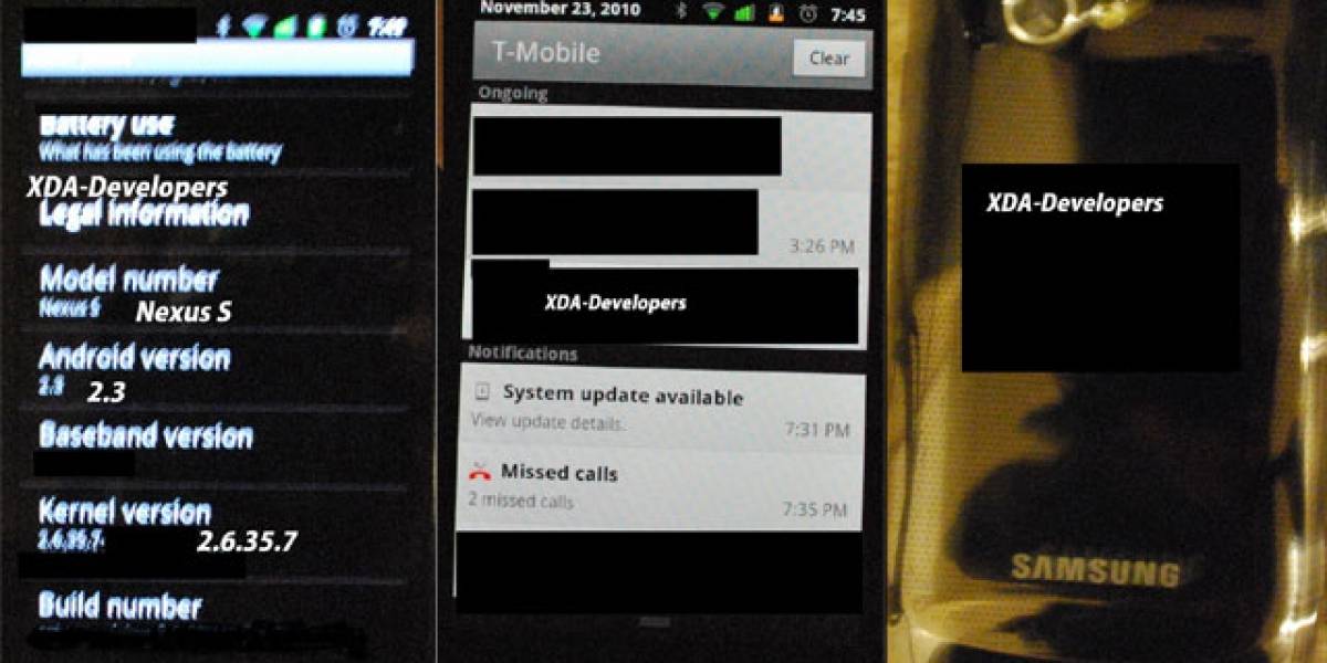 Descubren un Nexus S corriendo Android 2.3