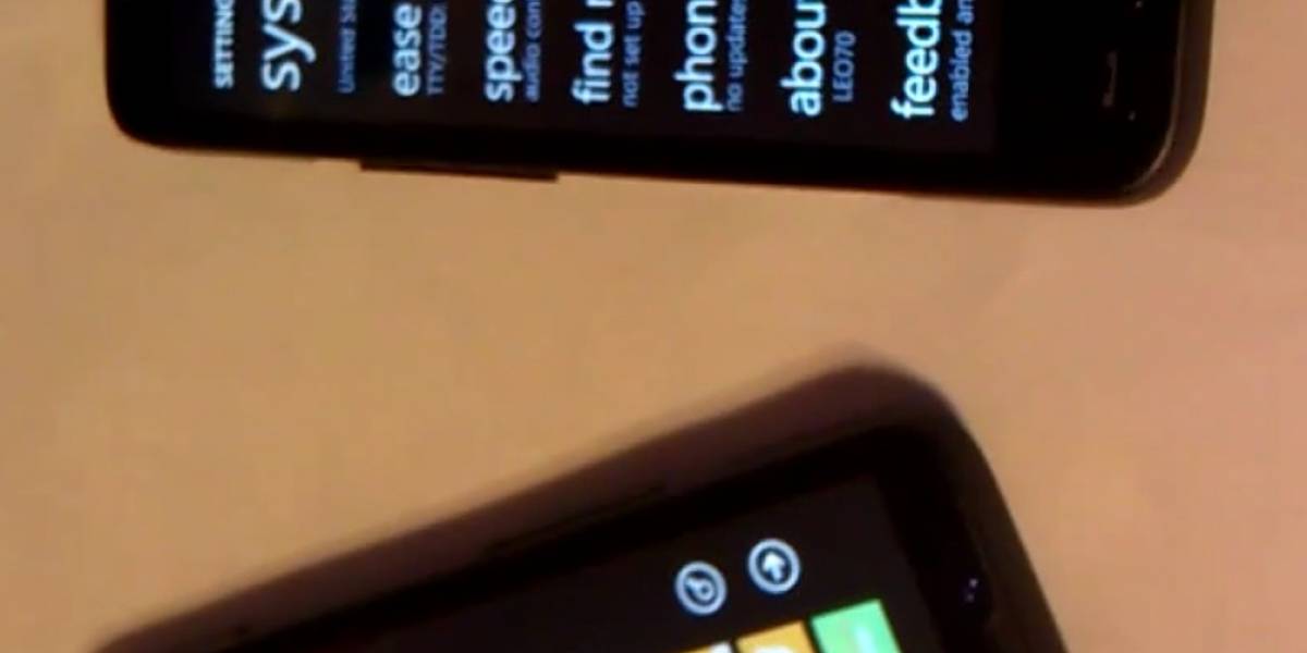 Actualización de Windows Phone 7 "Mango" se deja ver en video