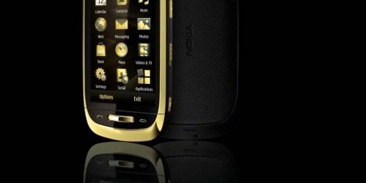¡De lujo! Nokia lanza un C7 bañado en oro