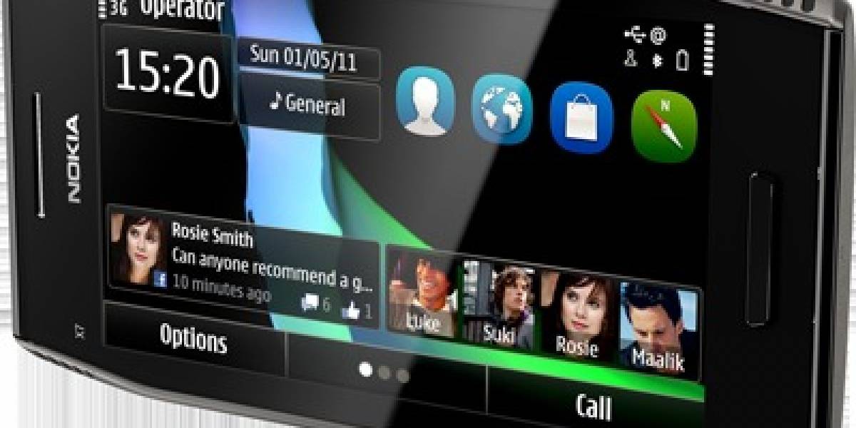 Nokia X7, el primero con Symbian Anna, a la venta en España