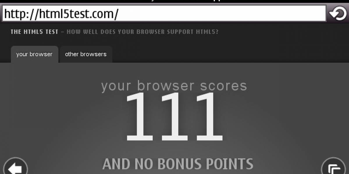 Navegador de Symbian Anna es más rápido, pero no soporta HTML5