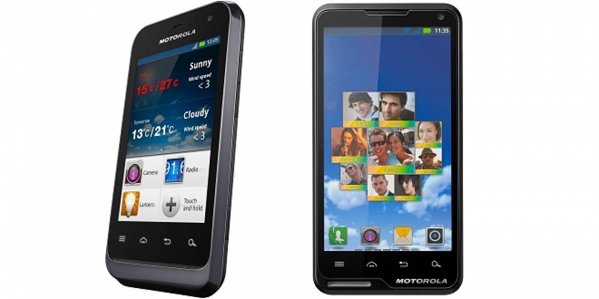 Llegan los nuevos Motorola MOTOLUXE y Defy Mini