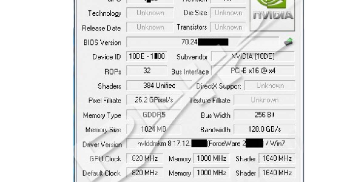 Detalles de la próxima GeForce GTX 560