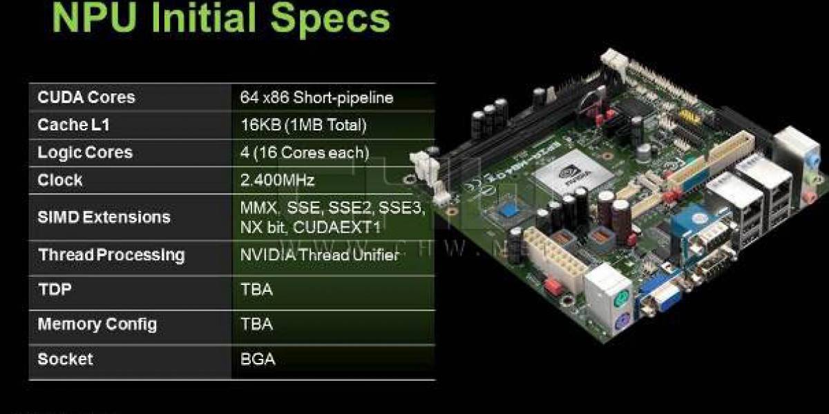Exclusivo: NVIDIA NPU, su primera CPU x86 filtrada