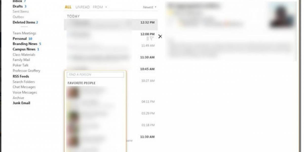 Futura versión de Microsoft Outlook tendrá aspecto a lo Windows Phone 7