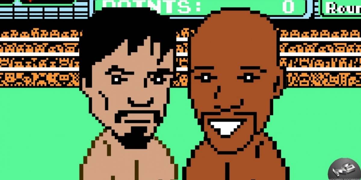 La pelea entre Mayweather y Pacquiao, en Punch Out!